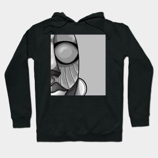 AFRO MASK (B&W) Hoodie